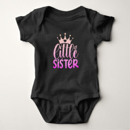 Princess Little Sister Baby Bodysuit Strampler