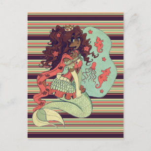 Princess Mermaid Postkarte