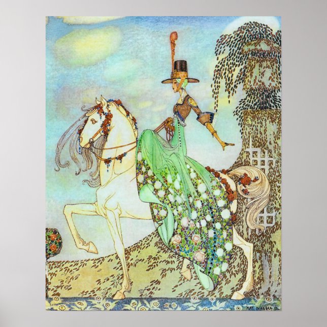 Princess Minon Minette Kay Nielsen Fairy Tale Poster (Vorne)