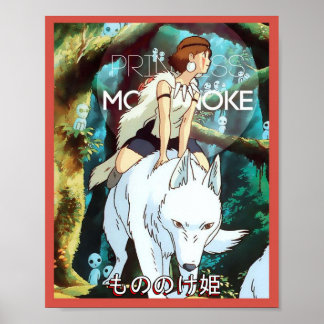 Princess Monoke Animes Poster