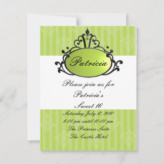 Princess Name Filigree Einladung