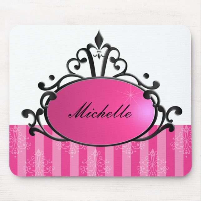 Princess Name Filigree Mousepad (Vorne)
