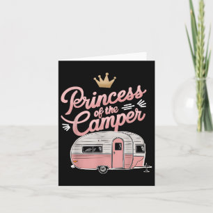 Princess of Camper Camping Van Trailer Rv a Women Karte
