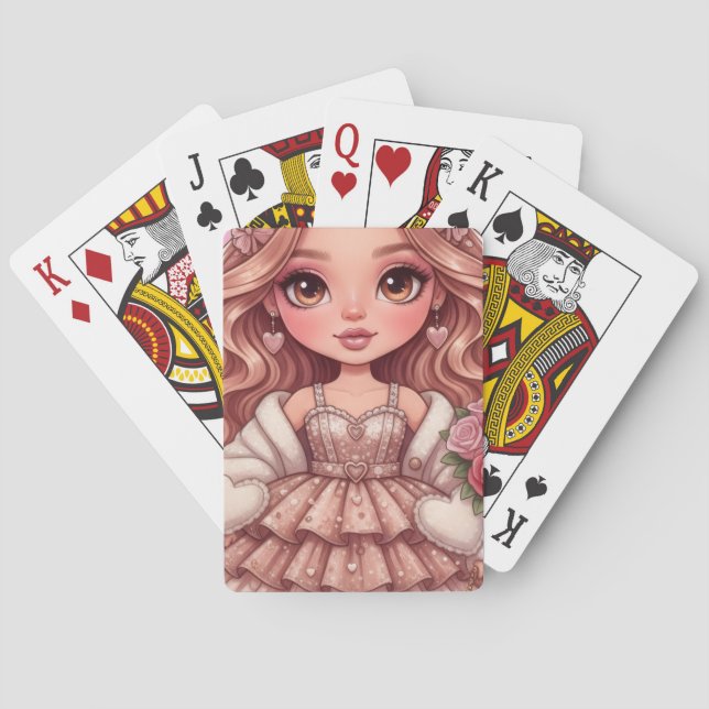 princess of hearts dall spielkarten (Rückseite)