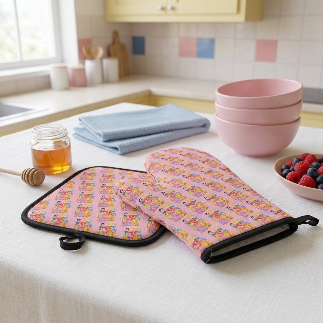 Princess Oven Mitt & Pot Holder Set (Von Creator hochgeladen)