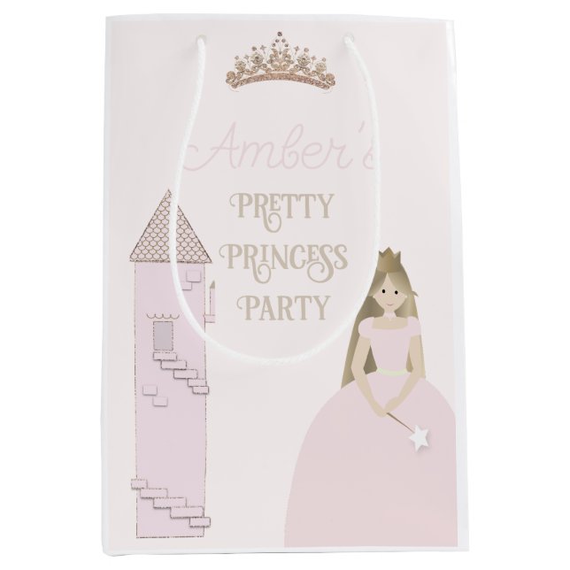 Princess Party Bag Mittlere Geschenktüte (Vorderseite)