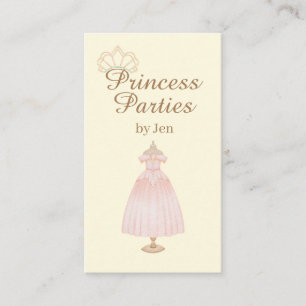 Princess Party Business Card Visitenkarte