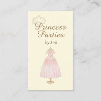 Princess Party Business Card Visitenkarte