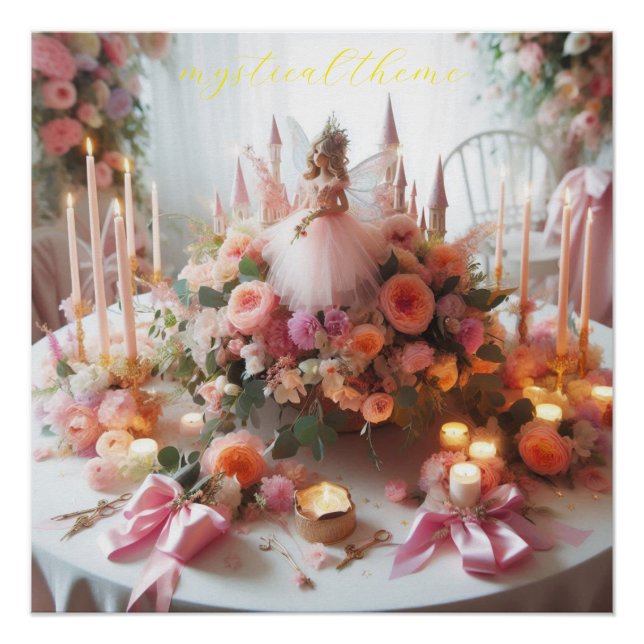 princess party, mystical theme poster (Vorderseite)