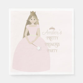 Princess Party Pink Serviette