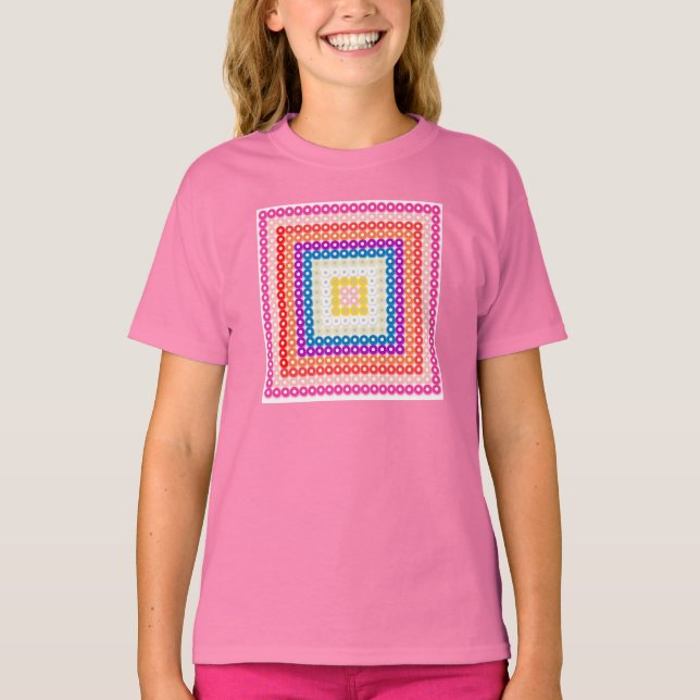 Princess Pattern #105 - PrinterKids T-Shirt (Vorderseite)