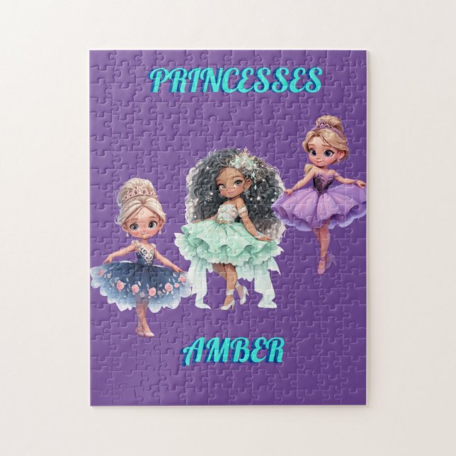 "PRINCESS"-PERSONALISIERT PUZZLE (Vertikal)