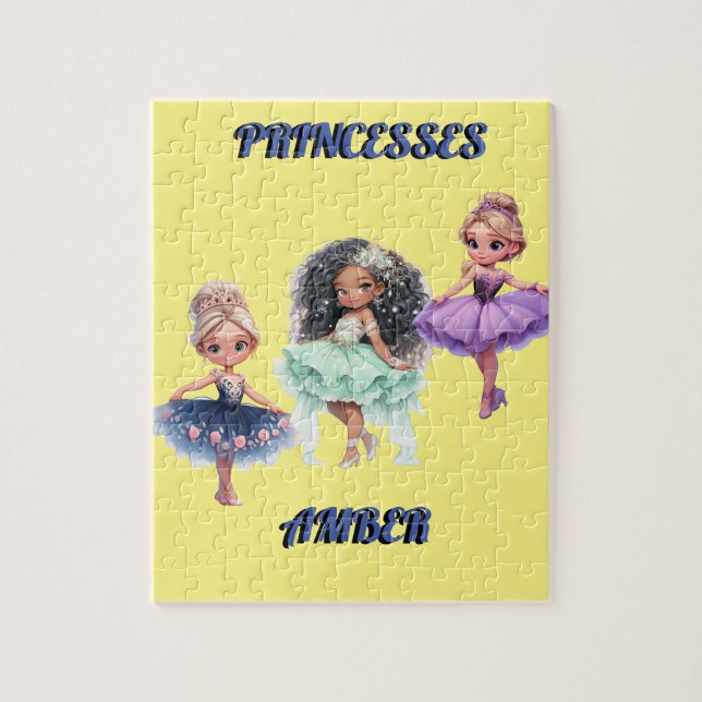 "PRINCESS"-PERSONALISIERT PUZZLE (Vertikal)