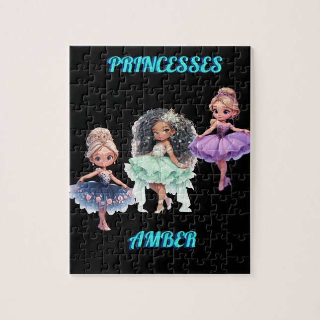 "PRINCESS"-PERSONALISIERT PUZZLE (Vertikal)
