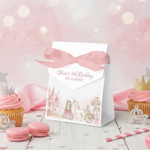 Princess Pink 4. Geburtstag Schloss Einhorn Geburt Geschenkschachtel