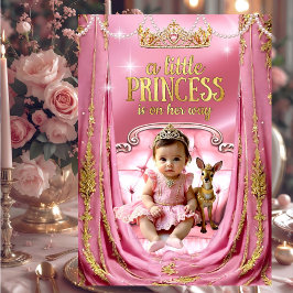 Princess Pink Baby Shower Baby Dealer Einladung
