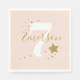 Princess Pink Birthday Party Serviette