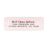 Princess Pink Damask Storybook Elegante Hochzeit