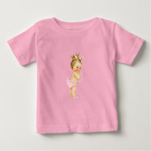 Princess Pink & Gold Baby T-shirt