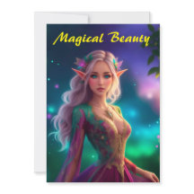 Princess pixie Fee farbenfrohe magenta Glühen hübs