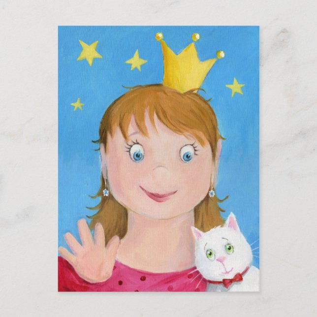 Princess Postcard Postkarte (Vorderseite)