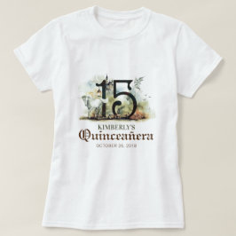 Princess Quinceanera 15. Geburtstagsparty T-Shirt