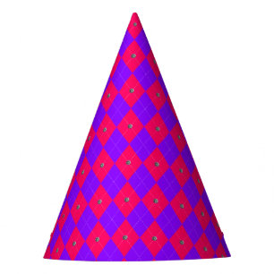 Princess Raute Diamonds-PAPER PARTY HATS Partyhütchen
