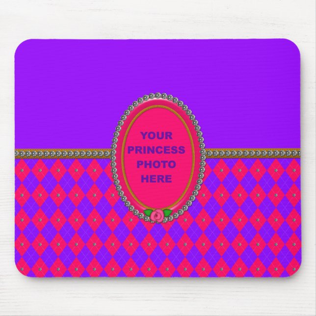 Princess Raute Foto Mouse Pad Mousepad (Vorne)