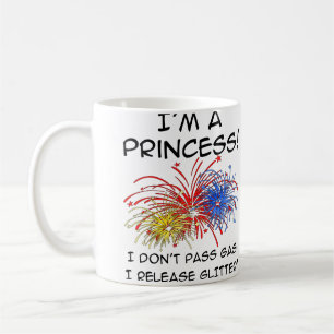 Princess Release Glitzer Funny Mug Tasse