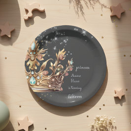 Princess Royal Birthday Pappteller