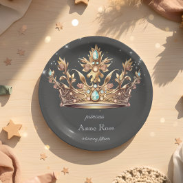 Princess Royal Birthday Pappteller