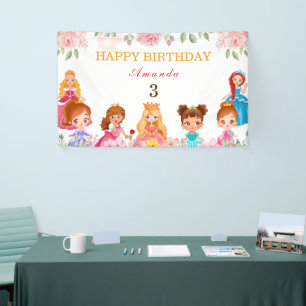 Princess Royal Happy Birthday 3. Banners Signs Banner