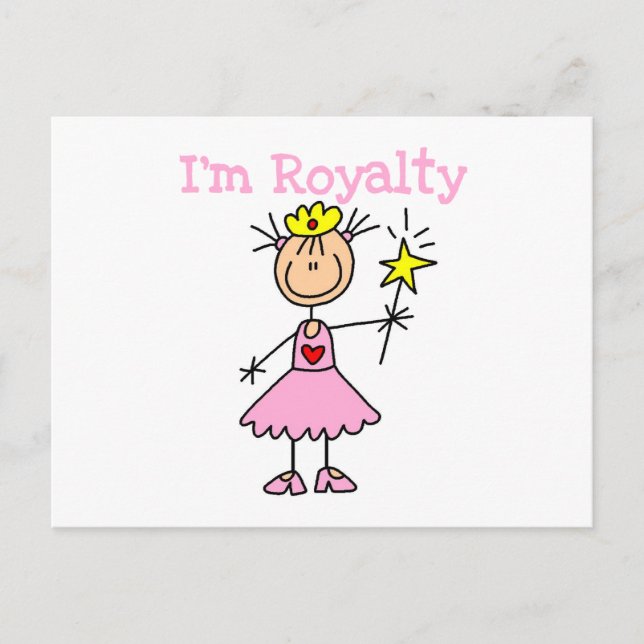Princess Royalty Postkarte (Vorderseite)