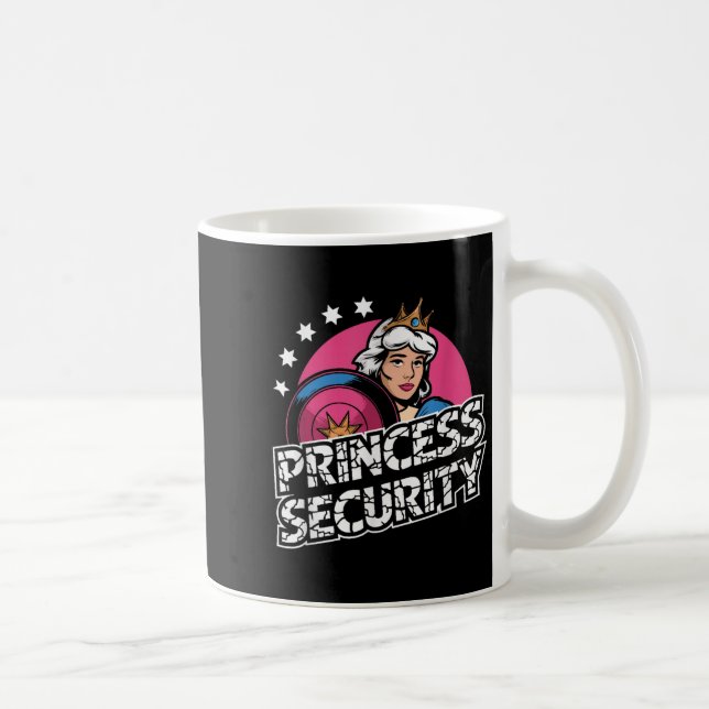 Princess Security Birthday Vater & Amp; Mama Boys  Kaffeetasse (Rechts)