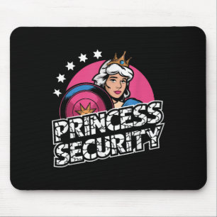 Princess Security Geburtstag Dad & Mom Jungen Mousepad