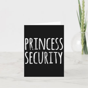 Princess Security Halloween Kostüm Vater Men Match Karte