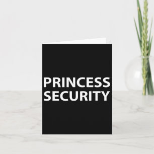 Princess Security Halloween Kostüm Vater Men Match Karte