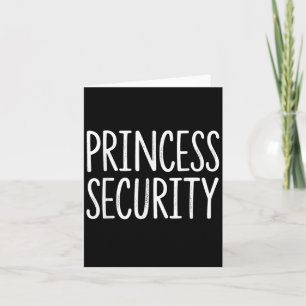 Princess Security Halloween Kostüm Vater Men Match Karte