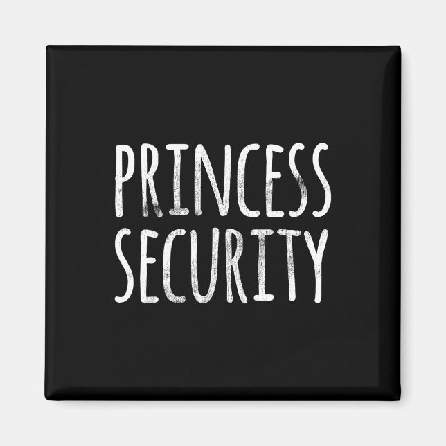 Princess Security Halloween Kostüm Vater Men Match Magnet (Vorne)