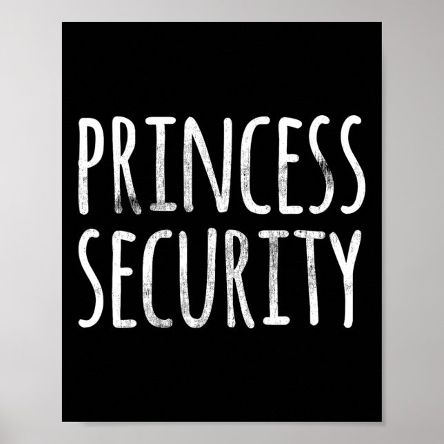 Princess Security Halloween Kostüm Vater Men Match Poster (Vorne)