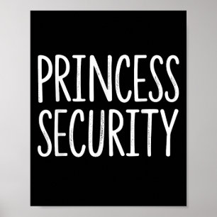 Princess Security Halloween Kostüm Vater Men Match Poster