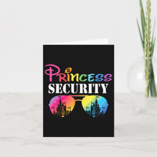 Princess Security Mama Vater Family Geburtstag Hal Karte