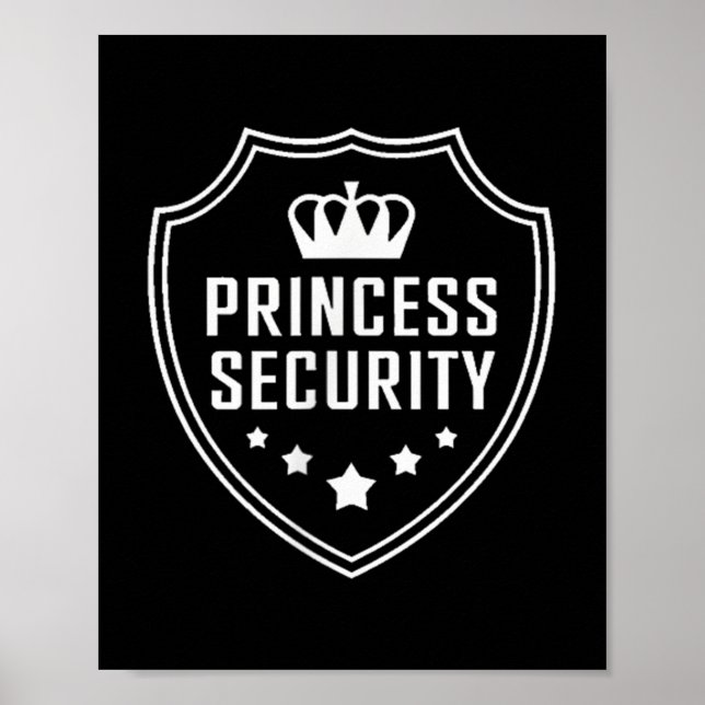 Princess Security Protection - Geburtstagsfamilie Poster (Vorne)