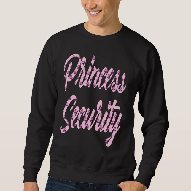 Princess Security Team Big Brother Ankündigung Fl Sweatshirt (Vorderseite)