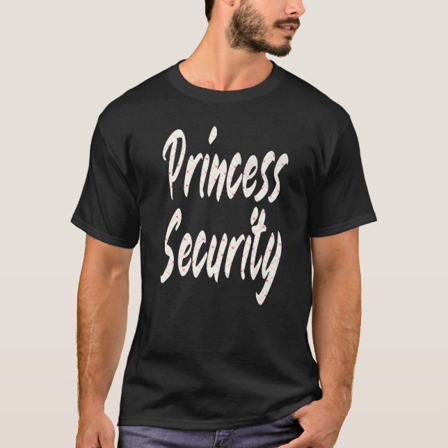 Princess Security Team Big Brother Birthday Announ T-Shirt (Vorderseite)