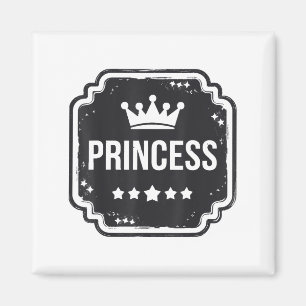 Princess Security Team Vater Mama Geburtstagsparty Magnet