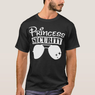 Princess Security Team Vater Männer Familienreise  T-Shirt