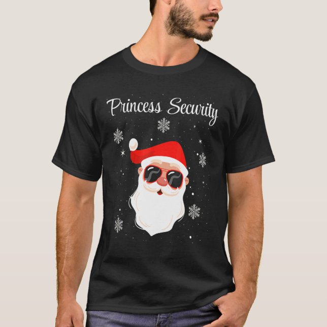 Princess Security Vater Team Big Brother Ankündigu T-Shirt (Vorderseite)