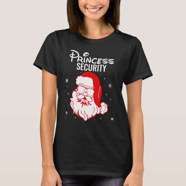 Princess Security Vater Team Big Brother Ankündigu T-Shirt (Vorderseite)