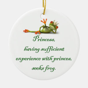 Princess Seeks Frog Ornament